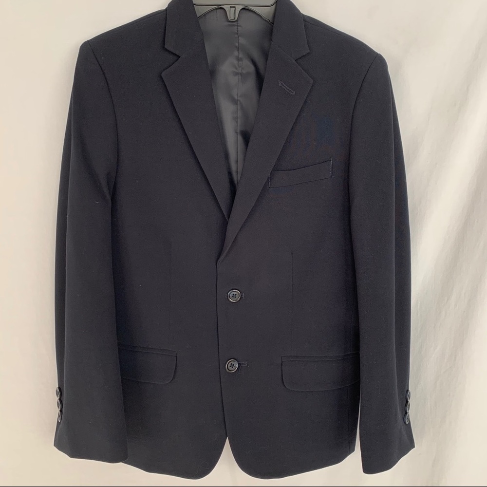 Calvin Klein boys black suit jacket and pants